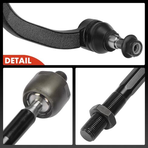 مجموعة A-Premium مكونة من 4 قطع، طقم نهاية قضيب ربط خارجي داخلي أمامي، متوافق مع Ram ProMaster 1500 2014-2021، ProMaster 2500 2014-2021، ProMaster 3500 2014-2021 in Saudi Arabia