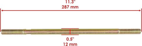 Caltric 2 Tie Rod Sets Compatible with Yamaha Kodiak 450 4Wd Hunter Yfm450 2005 / Outdoorsman 2006 in Saudi Arabia