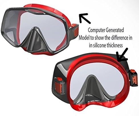 Frameless Mask Medium Fit, Black in Saudi Arabia