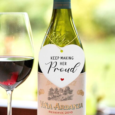 هدايا فقدان الطفل، سنحتفظ بك في قلوبنا، زخرفة معلقة، هدية تذكارية للملاك الطفل، هدايا الإجهاض للأمهات فقدان تعاطف الطفل، هدية Hialektur لعيد الميلاد، تذكار قلب من السيراميك in Kuwait