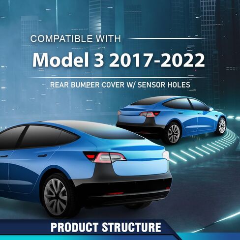 لوحة غطاء المصد الأمامي PIT66 مع فتحة مستشعر بارك، متوافقة مع طراز Tesla Y 2020 2021 2022 2023 استبدال 149374500A، 1493736S0A باللون الأسود in Saudi Arabia