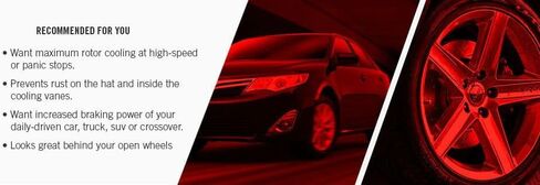 زوج خلفي من دوارات الفرامل المحفورة والمشقوقة من POWERSTOP لسيارة Toyota Highlander 2020-2023 [خاص بالمركبة] in Saudi Arabia