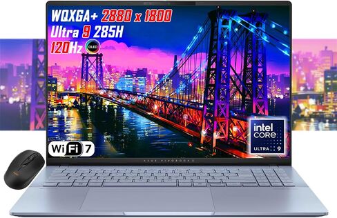 Asus Vivobook S 14 AI OLED LAPTOP ، Intel Core Ultra 5 226V ، Intel ARC Graphics ، Copilot+ AI ، RGB Backlit KB ، Wi-Fi 7 ، 2x Thunderbolt 4 ، Win11 ، W/Mousepad (16GB RAM | 1TB SSD) in Kuwait