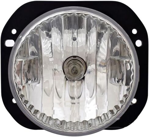 KarParts360 For Ram ProMaster 3500 2023 2024 Fog Light Driver or Passenger Side Single Piece Clear | PC Plastic Housing | PC Plastic Lens | Screw-In Attachment | Replacement For CH2592173 | 68527257AA in Saudi Arabia