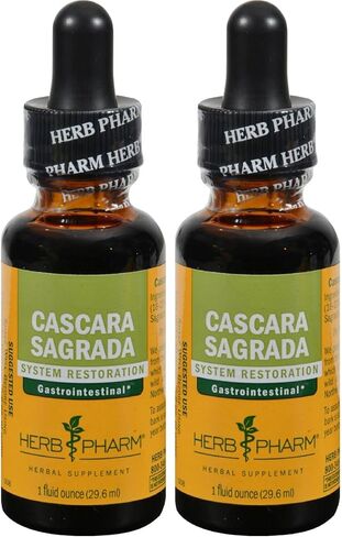 مستخلص سائل Herb Pharm Cascara Sagrada لدعم الجهاز الهضمي - 1 أونصة in Kuwait