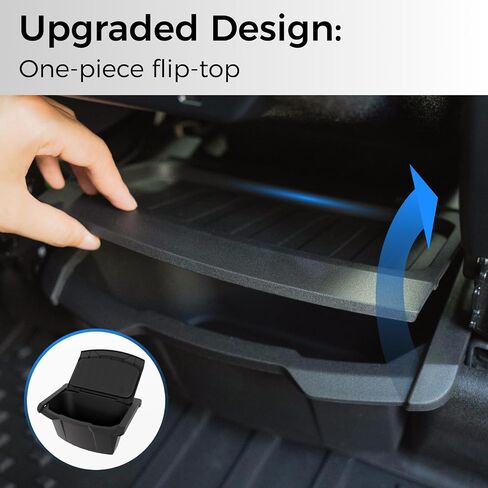 Rear Center Console Organizer for Tesla Model Y, 2024 Upgraded Anti-Slip Lid Cover, Car Trash Can for Tesla Model Y Accessories in Saudi Arabia