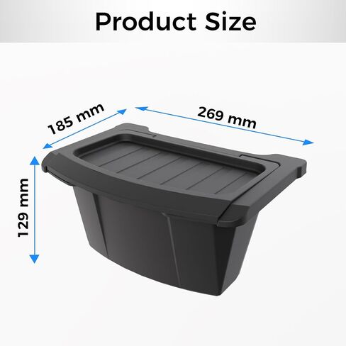 Rear Center Console Organizer for Tesla Model Y, 2024 Upgraded Anti-Slip Lid Cover, Car Trash Can for Tesla Model Y Accessories in Saudi Arabia