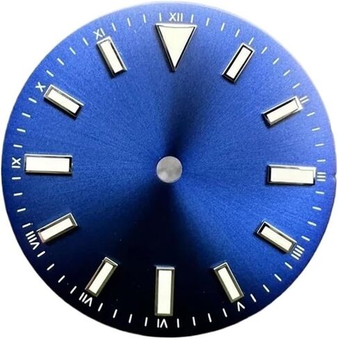Wikene Watch Replacement dial 28.5mm Watch Dial Green Luminous Sunburst Watch Accessories for NH35 2836 8215 2813 Movement in Saudi Arabia