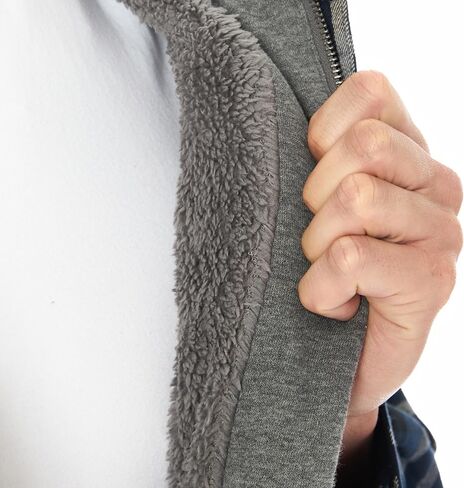 Smith's Workwear Big Men's Sherpa-Lined Hooded Flannel Shirt-Jacket with Inset in Saudi Arabia