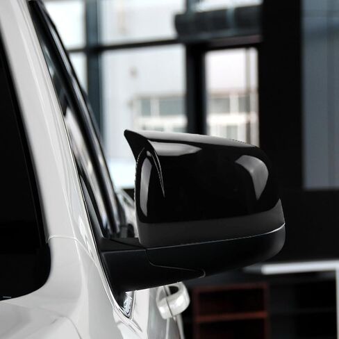for Durango 2011~2024/Grand cherokee 2011~2021,Glossy Black,Auto Car Mirror Cover Rearview Mirror Guard Covers Door Side Cap Exterior Trim in Kuwait