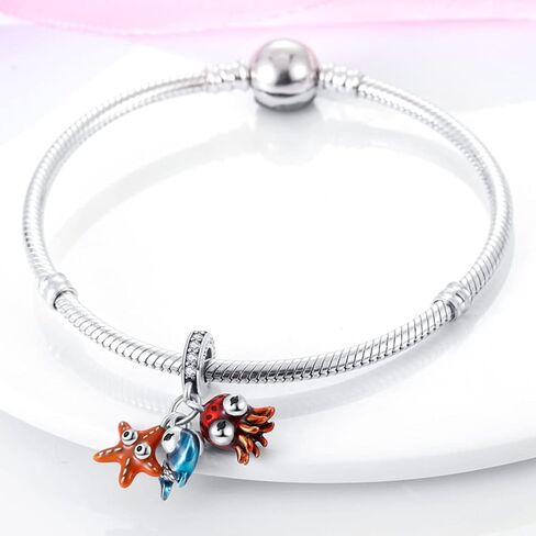 Parmuz 925 Sterling Silver Charms for Charm Bracelet Necklace Mom Heart Love Dangle Charm Beads for Women Mother Grandmother Mother’s Day Gift in Saudi Arabia