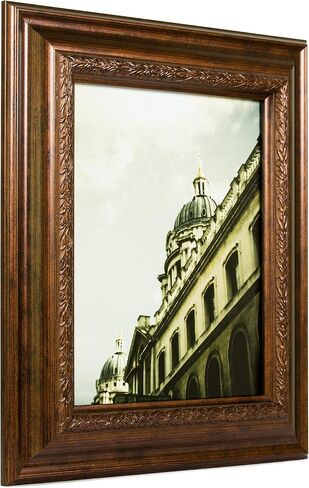 Craig Frames 16x20 Picture Frame – Aged Gold Arqadia Gothic Style 7372, 3 Inch Polystyrene Moulding, Acrylic Front, Backing, Wall Kit – Ornate Wall Display in Saudi Arabia