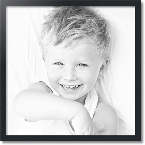 إطار صورة أسود ArtToFrames مقاس 27 × 27 بوصة، إطار ملصق MDF مخصص مقاس 1.25 بوصة أسود ناعم، رائع للفنون أو الصور الخاصة بك - يأتي مع أكريليك اقتصادي in Kuwait