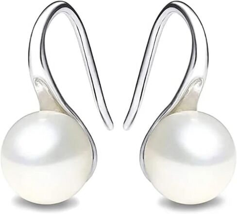 Earrings For Women Sterling Silver 925 Elegant Design Jewelry Hypoallergenic Women's Earrings in Saudi Arabia