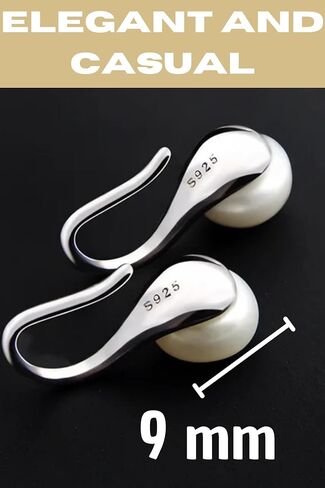 Earrings For Women Sterling Silver 925 Elegant Design Jewelry Hypoallergenic Women's Earrings in Saudi Arabia