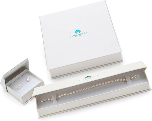 .925 Sterling Silver AAA White Freshwater Cultured Baroque Pearl 1" French Wire Dangling Drop Earrings (Choice of Size) in Kuwait