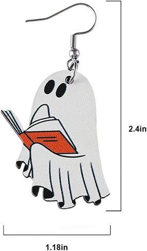 أقراط الهالوين للنساء، أقراط متدلية على شكل هيكل جمجمة مخيف على شكل نجمة القمر والقطط من أجل ديكورات حفلات الهالوين in Kuwait