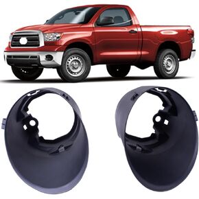 Pair of Front Bumper Fog Light Lamp Covers Bezel RH LH Compatible With Toyota Tundra 2007-2013 Driver and Passenger Side Replaces 521260C020 TO2600102 521250C020 TO2601102 in Saudi Arabia