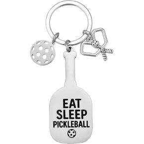 Pickleball Gift, Pickleball Paddle Pendant Keychain, PB Lover Gift, Pickleballs Teams Accessory for Birthday, Retire in Kuwait