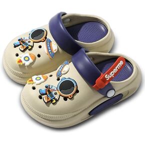 Solaud Little Big Kids قباقيب بنات أولاد أطفال لطيف كرتوني حديقة ماء غير قابل للانزلاق داخلي خارجي مقاوم للماء صنادل شاطئ نعال استحمام ودش in Kuwait