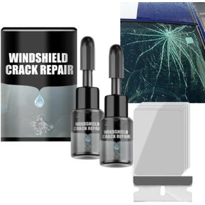 Crack Fix Pro Kit, Crackfix Pro Kit, Windshield Crack Repair, Glass Repair Liquid for Cracks, for Chips and Cracks (2PC) in Saudi Arabia
