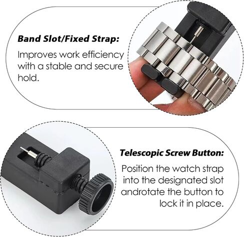 Watch Band Link Remover Tool for Metal Strap Adjustment Pin Removal and Repair Compact Size for Watch Maintenance in Saudi Arabia