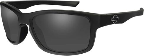 Harley-Davidson Men's Slot Bar & Shield Sunglasses - Gray Lenses/Black Frames in Saudi Arabia