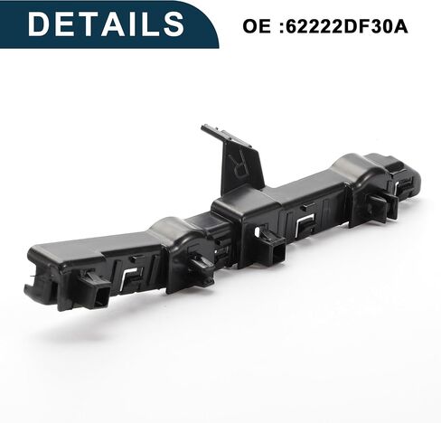 Bumper Support Bracket for Nissan Rogue Sport 2017-2022 Durable No.62222DF30A | Right Side Front Bumper Retainer Bracket Hold Mount Black 1 Pc in Saudi Arabia