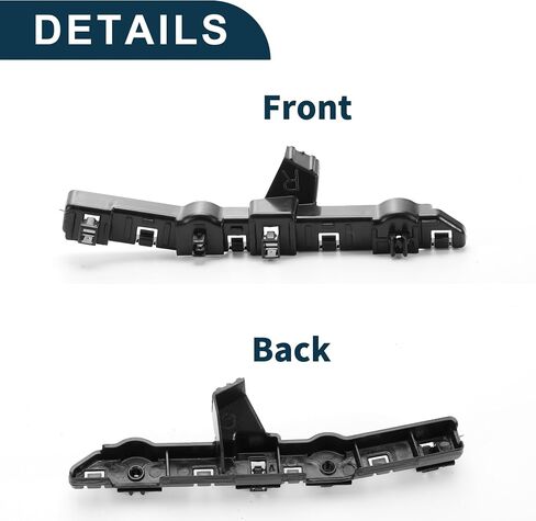 Bumper Support Bracket for Nissan Rogue Sport 2017-2022 Durable No.62222DF30A | Right Side Front Bumper Retainer Bracket Hold Mount Black 1 Pc in Saudi Arabia