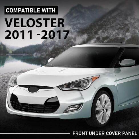 غطاء اللوحة السفلية للمصد الأمامي G-PLUS، متوافق مع Hyundai Veloster 2011-2017، 291102V000 أسود in Saudi Arabia
