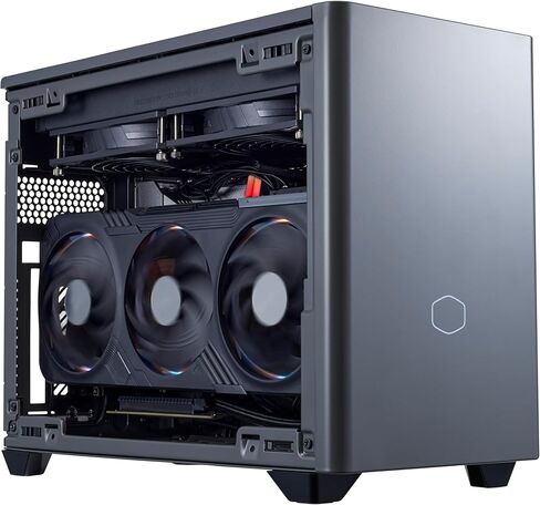 Cooler Master NR2 Pro Mini ITX - Intel Ultra 7 265F 2.4GHz (5.3 GHz Turbo) | GIGABYTE RTX 5070 TI 16GB و B860I AORUS PRO ICE | 32GB DDR5 6000MHz | 2TB Gen4 M.2 | wifi | ويندوز 11 | 280mm AIO Gaming PC in Kuwait