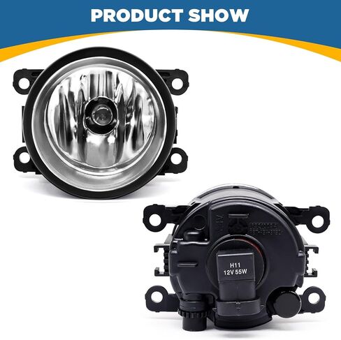 مجموعة مصابيح الضباب TOPUS مناسبة فقط لسيارة Jeep Compass 2017 2018 2019 2020 2021 جانب السائق والراكب مع مصابيح الهالوجين H11 12V/55W لاستبدال CH2592152 68202187AA in Kuwait