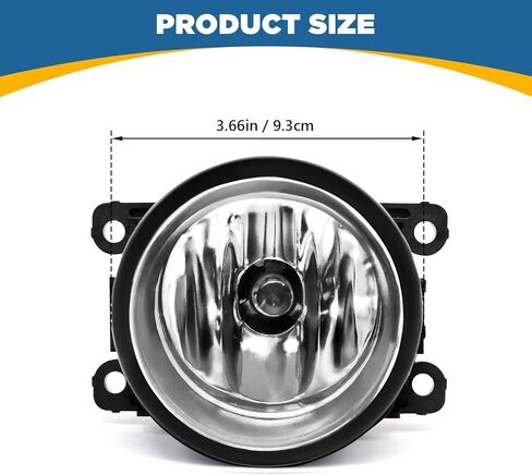 مجموعة مصابيح الضباب TOPUS مناسبة فقط لسيارة Jeep Compass 2017 2018 2019 2020 2021 جانب السائق والراكب مع مصابيح الهالوجين H11 12V/55W لاستبدال CH2592152 68202187AA in Kuwait