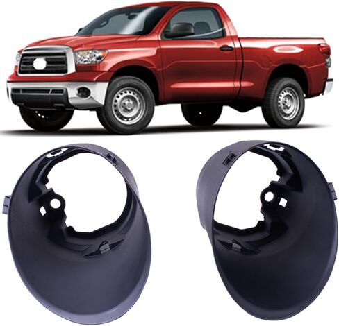 زوج من أغطية المصابيح الأمامية للضباب الحافة RH LH متوافقة مع Toyota Tundra 2007-2013 للسائق والراكب يستبدل 521260C020 TO2600102 521250C020 TO2601102 in Saudi Arabia