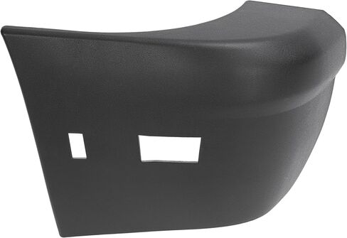 HECASA Rear Bumper End Cap Compatible with 2010-2013 Ford Transit Connect (XL, XLT/XLT Premium) FO1105133 FO1104133 9T1Z17F774CA 9T1Z17F774CB Pair PP Plastic Black Replacement Only in Saudi Arabia