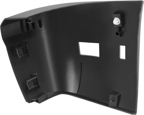 HECASA Rear Bumper End Cap Compatible with 2010-2013 Ford Transit Connect (XL, XLT/XLT Premium) FO1105133 FO1104133 9T1Z17F774CA 9T1Z17F774CB Pair PP Plastic Black Replacement Only in Saudi Arabia