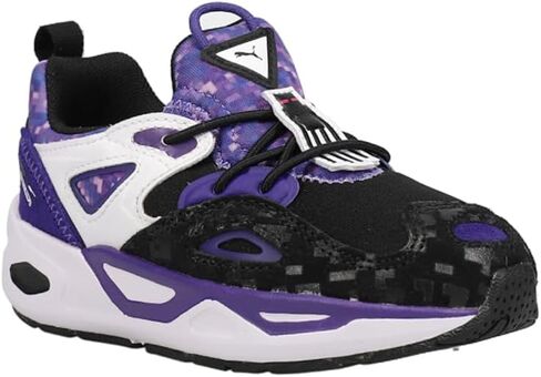 حذاء رياضي برباط من PUMA للأطفال الصغار Minecraft X TRC Blaze - أرجواني in Saudi Arabia