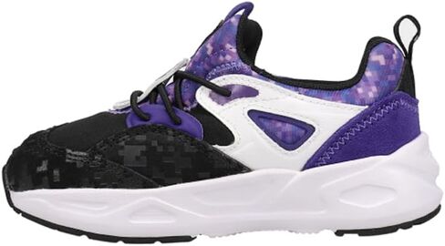 حذاء رياضي برباط من PUMA للأطفال الصغار Minecraft X TRC Blaze - أرجواني in Saudi Arabia