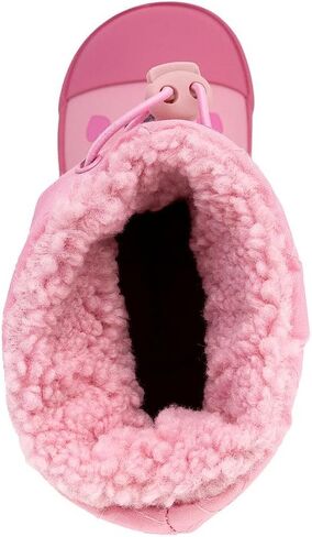 Toby Toddler Waterproof Snow Boots Kids Rain Boots - Sherpa Lined Winter Warm Boots for Boys and Girls - Dinosaur, Firetruck, Construction, Size 5 - 10 Toddler Boy and Girl Rubber Kids Rain Boots in Saudi Arabia