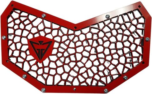 شواية أمامية GAM لسيارة Can Am Maverick X3 2017-2021 جميع واقيات الرادياتير أزرق/أحمر/برتقالي (أحمر) in Kuwait
