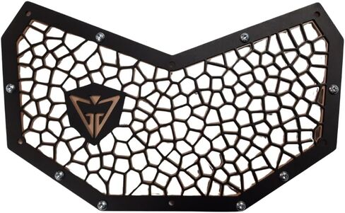 شواية أمامية GAM لسيارة Can Am Maverick X3 2017-2021 جميع واقيات الرادياتير أزرق/أحمر/برتقالي (أحمر) in Kuwait