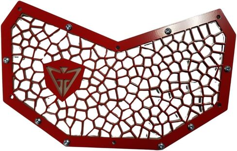 شواية أمامية GAM لسيارة Can Am Maverick X3 2017-2021 جميع واقيات الرادياتير أزرق/أحمر/برتقالي (أحمر) in Kuwait