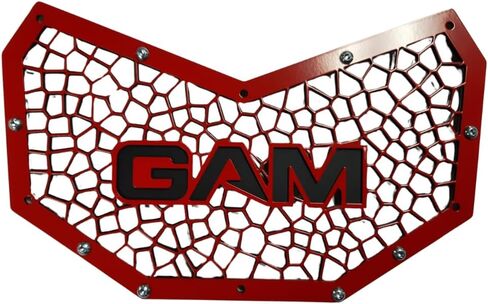 شواية أمامية GAM لسيارة Can Am Maverick X3 2017-2021 جميع واقيات الرادياتير أزرق/أحمر/برتقالي (أحمر) in Kuwait