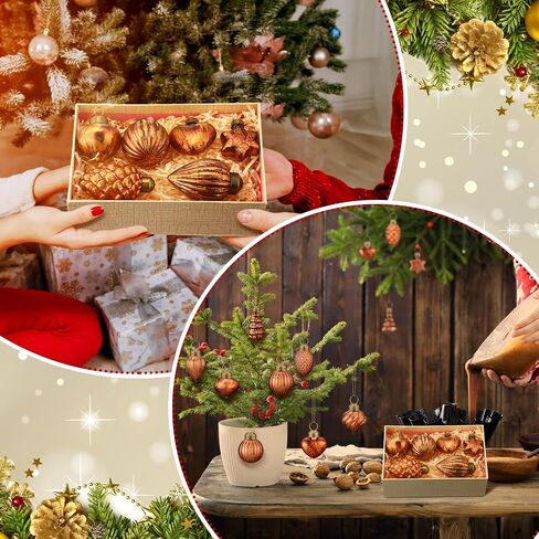 30 Pack Christmas Vintage Retro Glass Ornaments Bulk Antique Mercury Glass Ornaments Hand Blown Glass Ball Ornaments Small Multi Colored Christmas Ornaments Decor for Christmas Tree in Kuwait