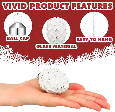 30 Pack Christmas Vintage Retro Glass Ornaments Bulk Antique Mercury Glass Ornaments Hand Blown Glass Ball Ornaments Small Multi Colored Christmas Ornaments Decor for Christmas Tree in Kuwait