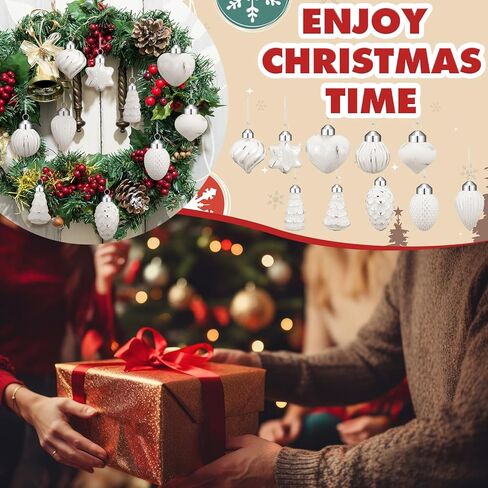 30 Pack Christmas Vintage Retro Glass Ornaments Bulk Antique Mercury Glass Ornaments Hand Blown Glass Ball Ornaments Small Multi Colored Christmas Ornaments Decor for Christmas Tree in Kuwait