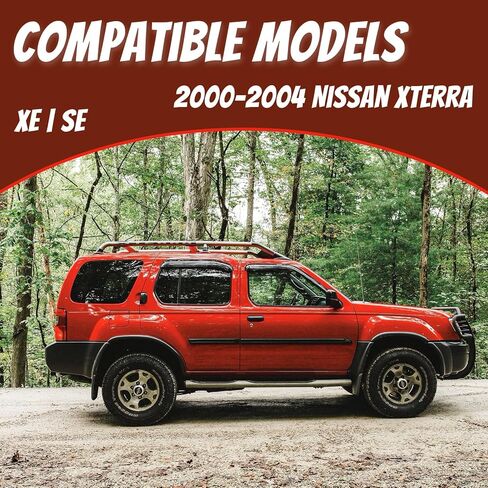 CarPartsDepot المصد الخلفي وجه بار يناسب نيسان Xterra 2000-2004 رمادي فولاذ مع فتحات وسادة الخطوة H50107Z020 341-36559-20 NI1102137 in Kuwait