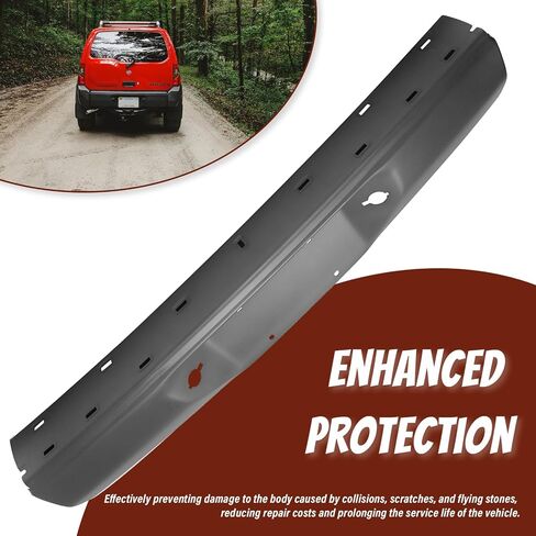 CarPartsDepot المصد الخلفي وجه بار يناسب نيسان Xterra 2000-2004 رمادي فولاذ مع فتحات وسادة الخطوة H50107Z020 341-36559-20 NI1102137 in Kuwait