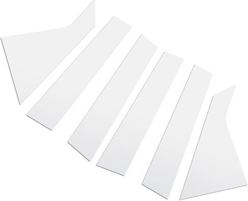 FZJDSD Glossy Black 6pcs Pillar Posts Door Window Trim Compatible with Chevy Impala 2014 2015 2016 2017 2018 2019 2020 in Saudi Arabia