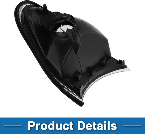 الجانب الأيمن غطاء إشارة الزاوية رقم 63137165860 مصباح ضوء الزاوية عدسة لسيارات BMW 3 Series 2002-2005 بلاستيك شفاف مقاوم للماء in Kuwait